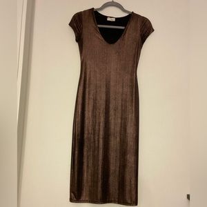 Iridescent Midi Dress